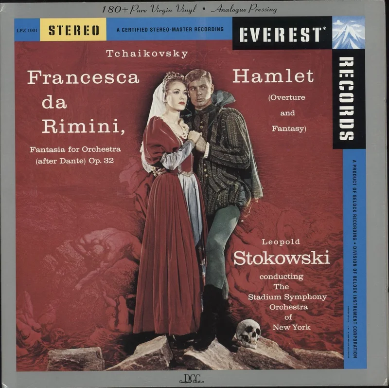 Pyotr Ilyich Tchaikovsky Leopold Stokowski Conducting Francesca Da Rimini/Hamlet - 180gm US Vinyl LP