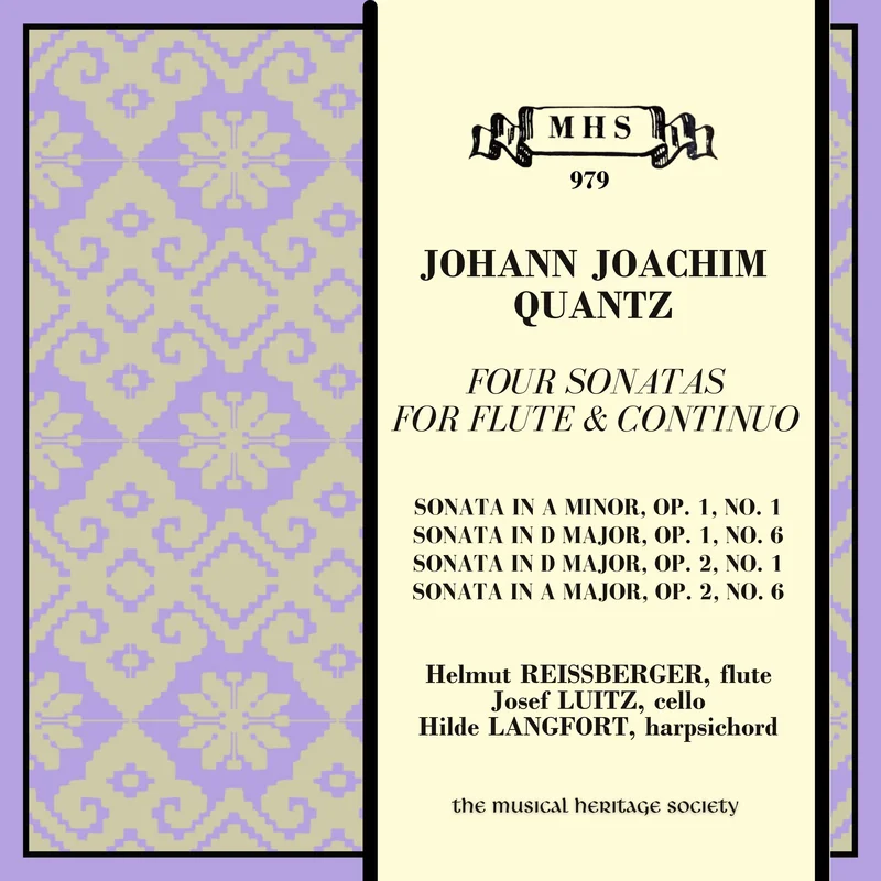 Quantz: Four Sonatas for Flute and Continuo