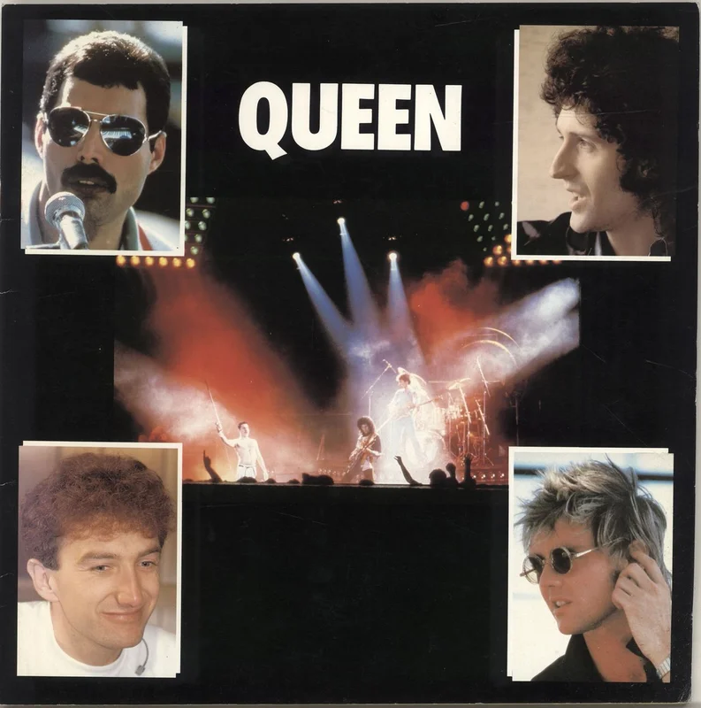 Queen 10th Anniversary Parco Queen Japan Tour '82 + Ticket Stub Japanese Tour programme