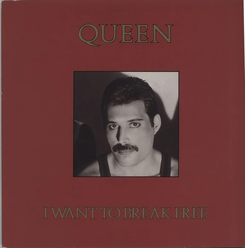 Queen I Want To Break Free - Freddie Mercury - 4pr UK 7" vinyl