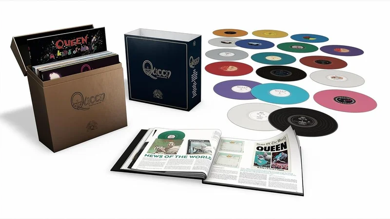 Queen The Queen Studio Collection - Coloured Vinyl - Original Packaging UK Vinyl box set