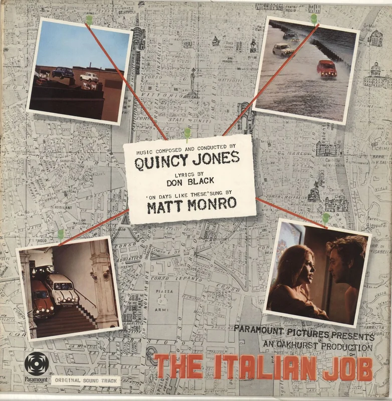 Quincy Jones The Italian Job UK Vinyl LP