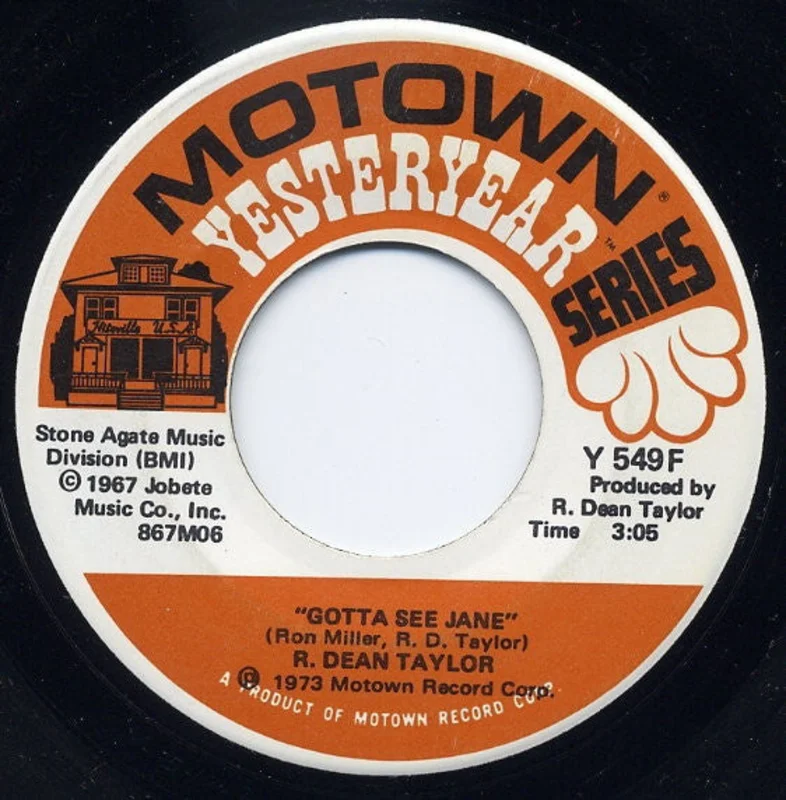 R. Dean Taylor - Gotta See Jane / Indiana Wants Me (7") (VG+)3