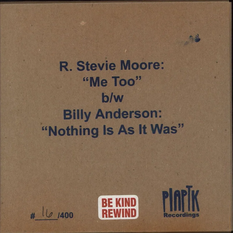 R Stevie Moore Me Too / Nothing Is As It Was - Grey Marble Vinyl US 7" vinyl