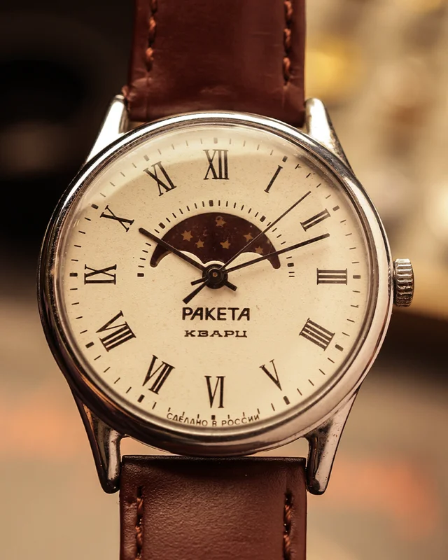 Raketa Moonphase 954 (Very Rare)  [37mm] Quartz