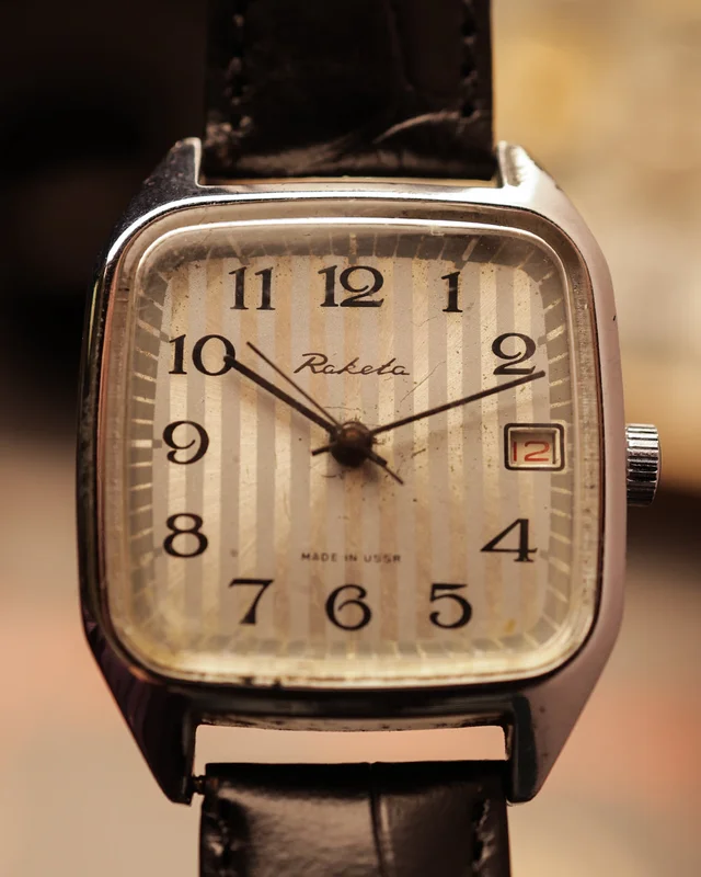 Raketa Square Dial  [38mm] Manual