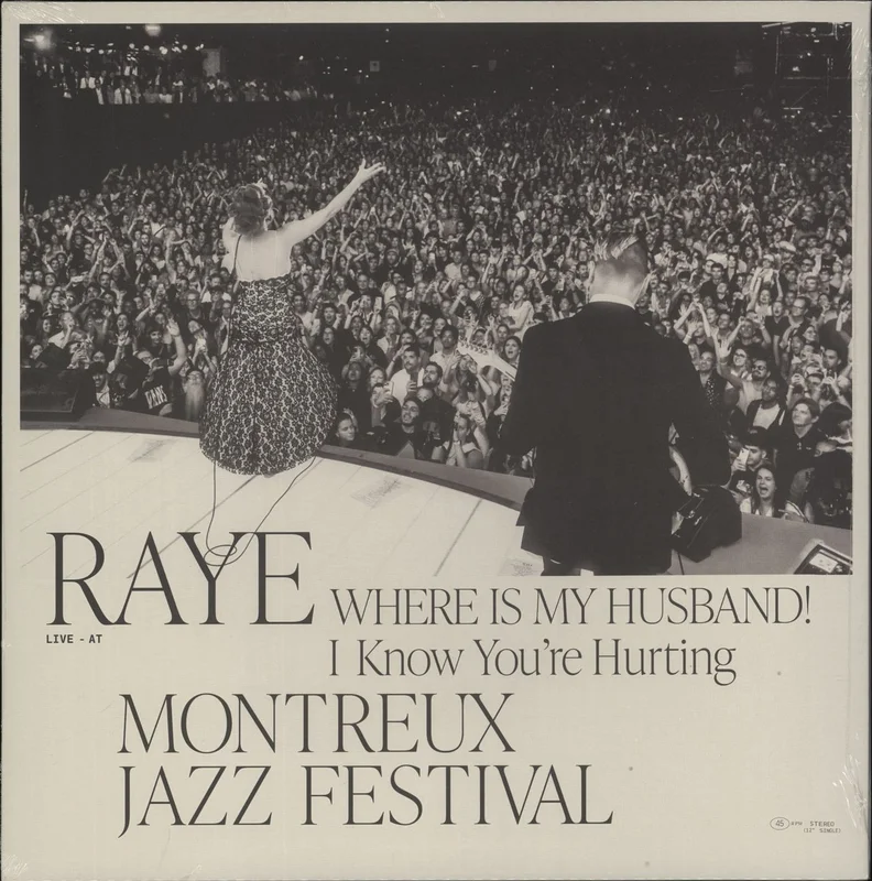 RAYE Where Is My Husband! / I Know Youre Hurting (Live - At Montreux Jazz Festival) UK 12" vinyl