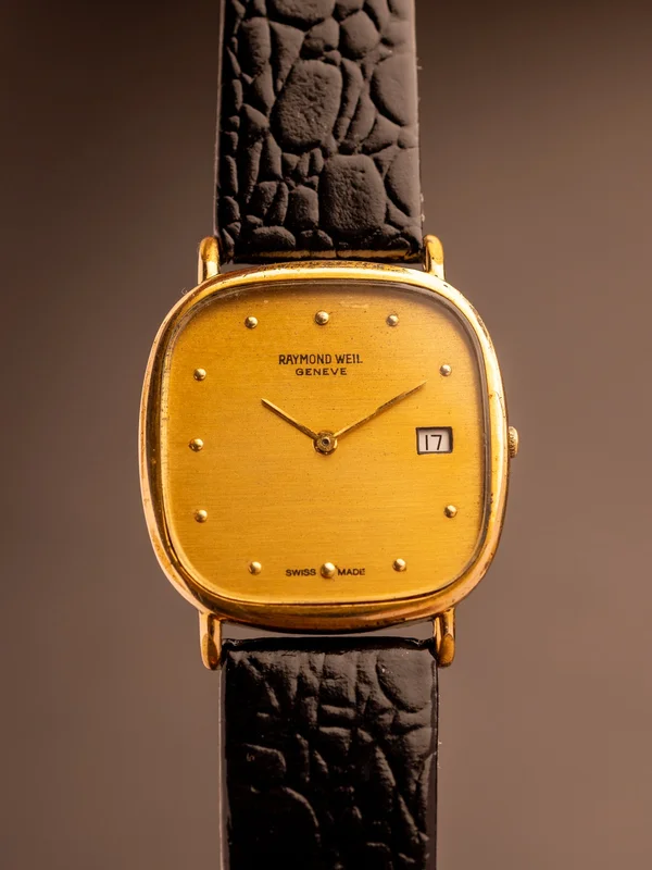 Raymond Weil (18K Electroplated) (Ref. 9100) (31mm; Quartz)