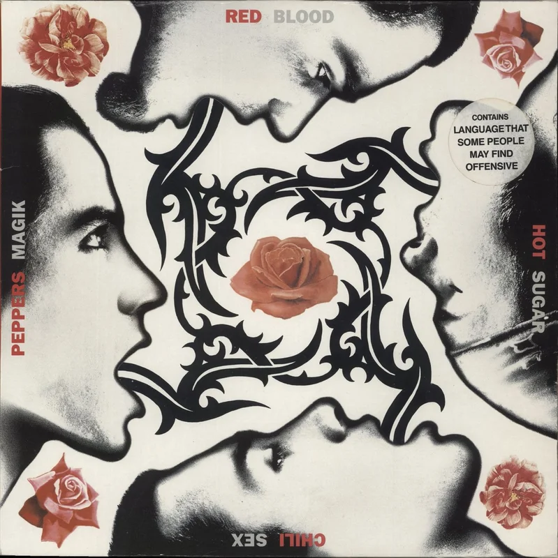 Red Hot Chili Peppers Blood Sugar Sex Magik + Inners + Sticker UK 2-LP vinyl set
