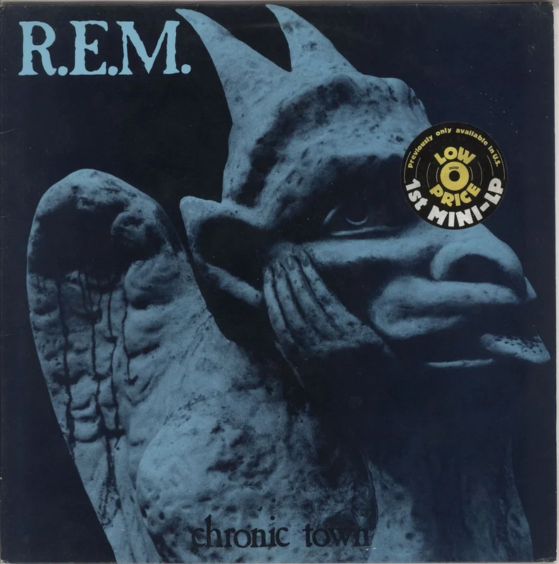 REM Chronic Town EP + Hype Stickered - VG+ Dutch 12" vinyl