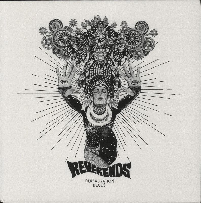 Reverends Derealization Blues - Black and White Splatter US Vinyl LP