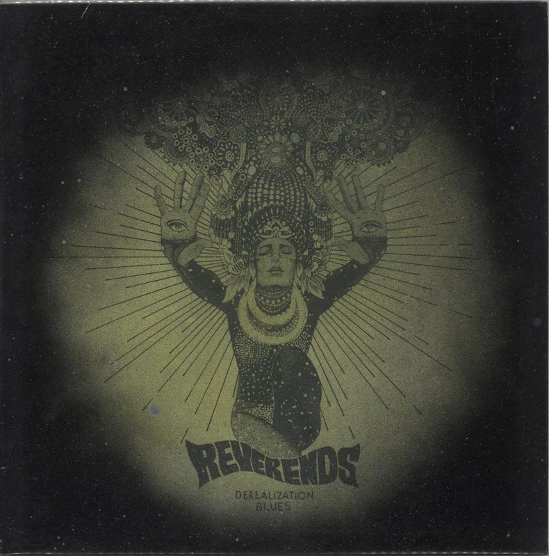 Reverends Derealization Blues - 'Extreme Label Blowout' - Grey with Blue Vinyl US Vinyl LP