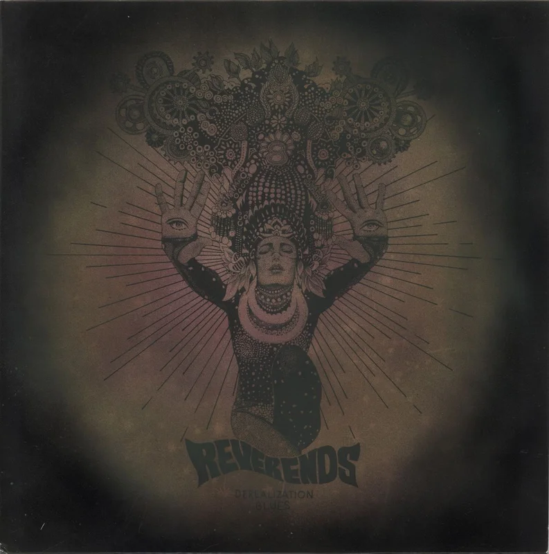Reverends Derealization Blues - 'Extreme Label Blowout' - Grey With Purple And Blue Vinyl US Vinyl LP