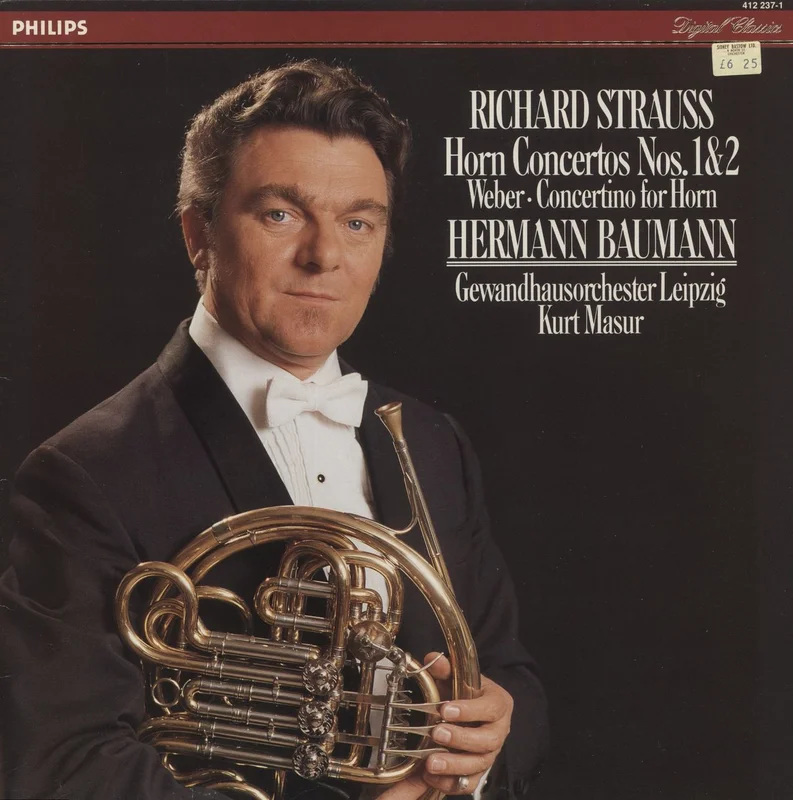 Richard Strauss Strauss: Horn Concertos Nos. 1&2  Concertino For Horn Dutch Vinyl LP