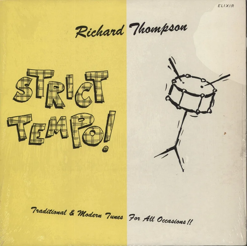 Richard Thompson Strict Tempo!- Shrink UK Vinyl LP