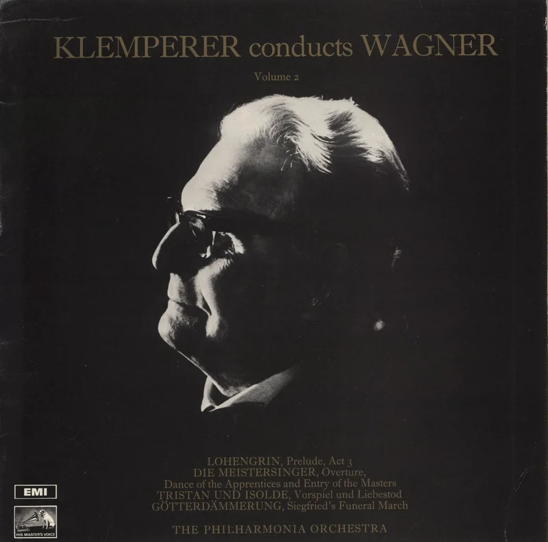 Richard Wagner Klemperer Conducts Wagner Volume 2 UK Vinyl LP
