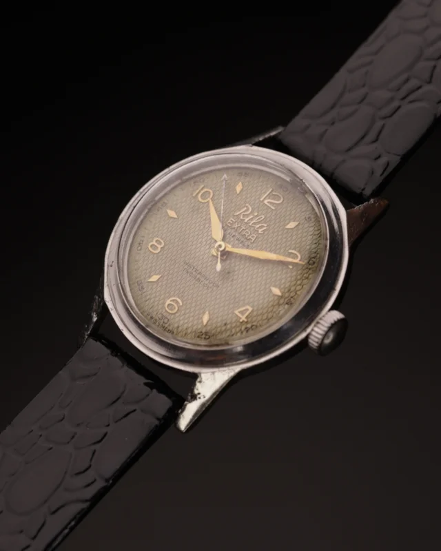 Rila Extra Vintage Watch | 21 Jewels | Swiss Made | Guilloch Dial | 1960s