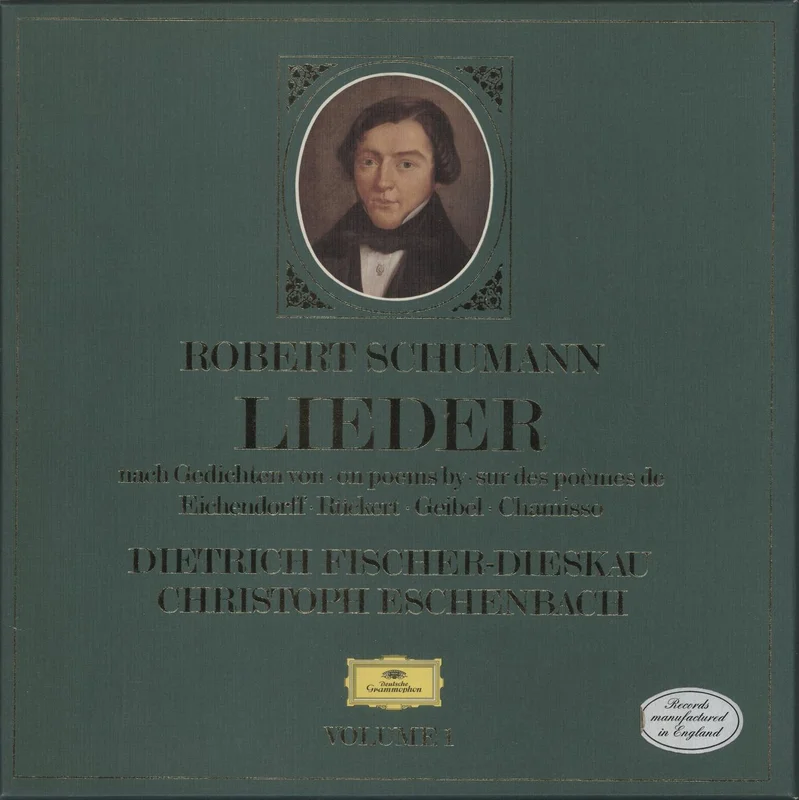 Robert Schumann Lieder - Volume 1 German 3-LP vinyl set