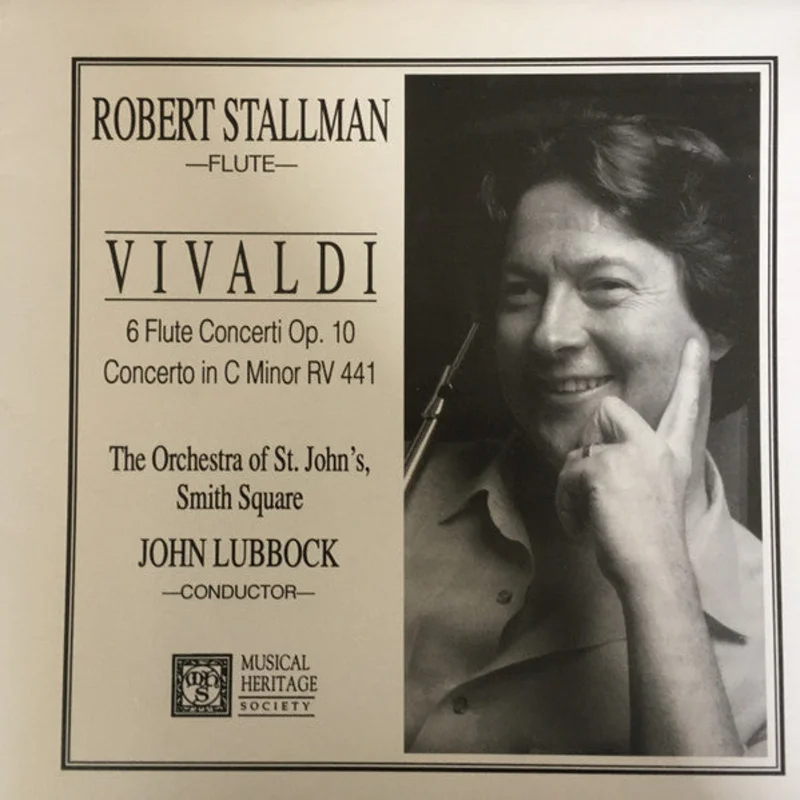 Robert Stallman, Antonio Vivaldi, The Orchestra Of St. John's, John Lubbock - 6 Flute Concerti Op. 10  Concerto In C Minor RV 441