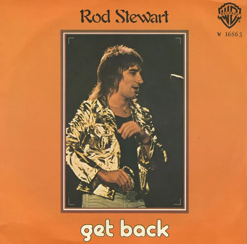 Rod Stewart Get Back Italian 7" vinyl