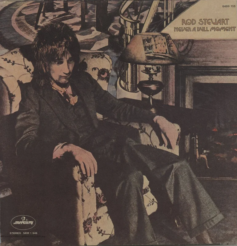 Rod Stewart Never A Dull Moment French Vinyl LP