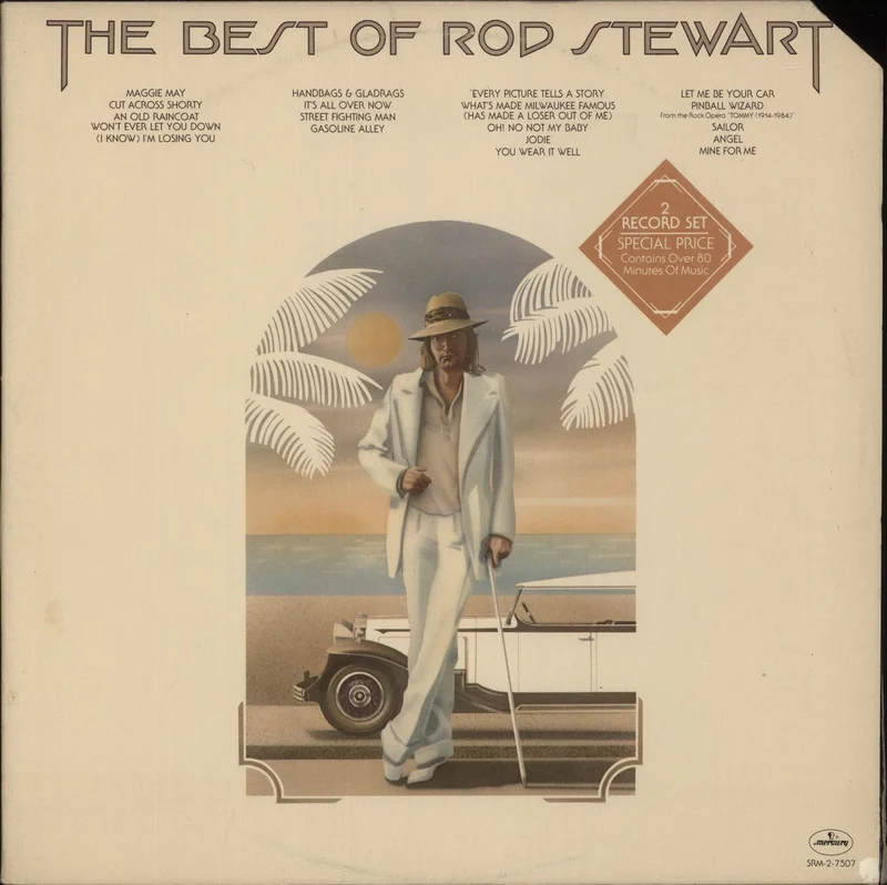 Rod Stewart The Best Of Rod Stewart - Deletion cut US 2-LP vinyl set
