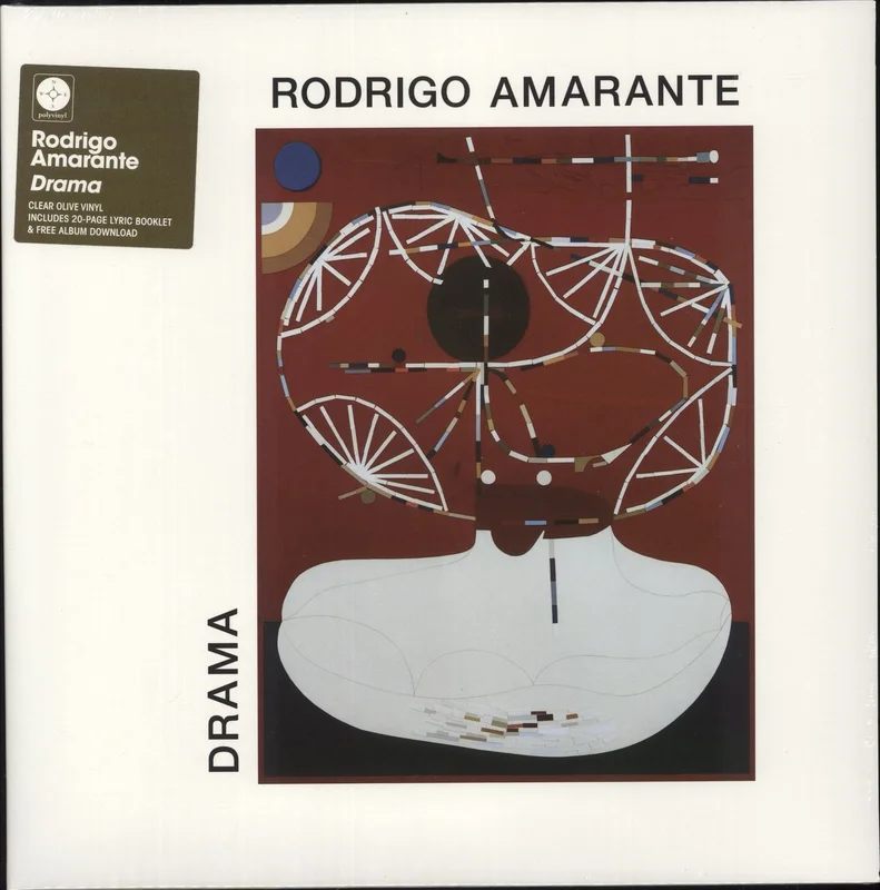 Rodrigo Amarante Drama - Clear Olive Vinyl - Sealed US Vinyl LP