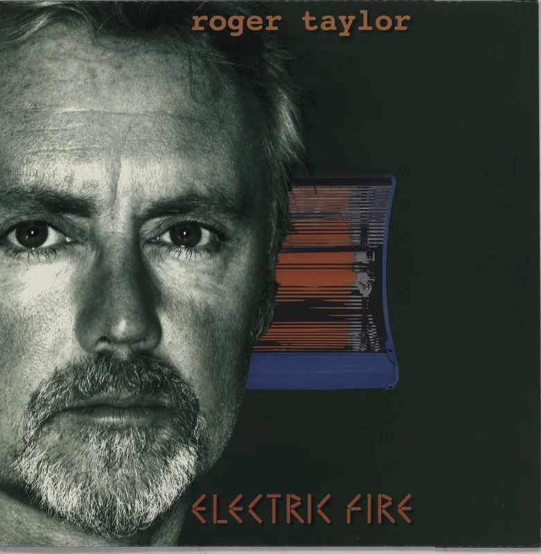 Roger Taylor Electric Fire - Orange Vinyl UK Vinyl LP