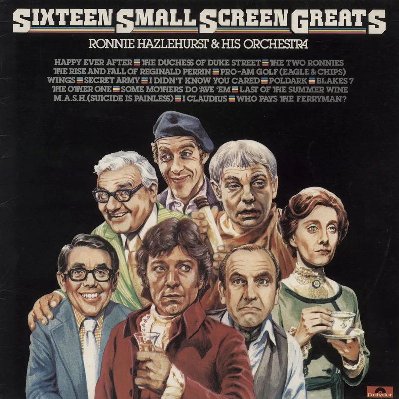 Ronnie Hazlehurst And His Orchestra Sixteen Small Screen Greats UK Vinyl LP