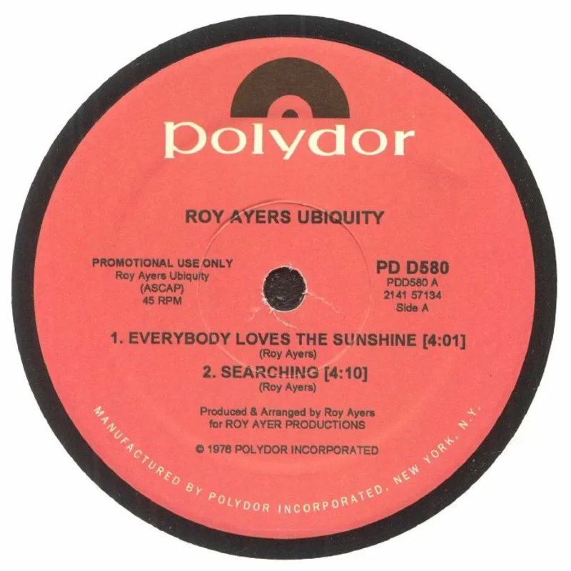 Roy Ayers Ubiquity - Everybody Loves The Sunshine (Quick Ship)