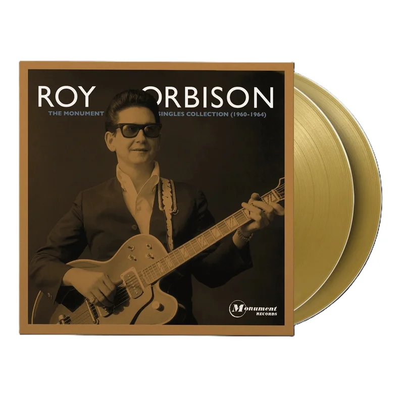 Roy Orbison The Monument Singles Collection 1960-1964 - Gold Vinyl - Numbered Edition UK 2-LP vinyl set