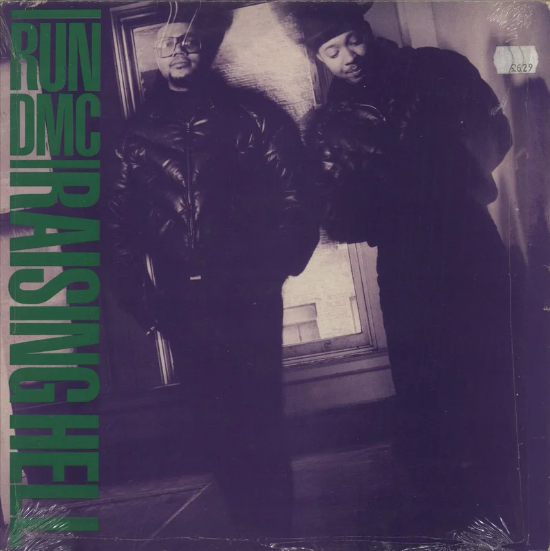 Run DMC Raising Hell - Purple tint sleeve - Shrink UK Vinyl LP