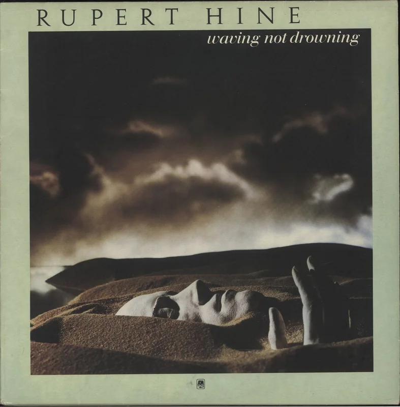 Rupert Hine Waving Not Drowning - Gold promo stamped UK Vinyl LP