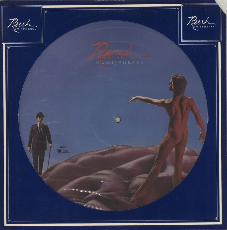 Rush Hemispheres - EX US Picture disc LP