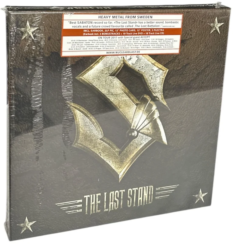 Sabaton The Last Stand - Sealed German Vinyl box set