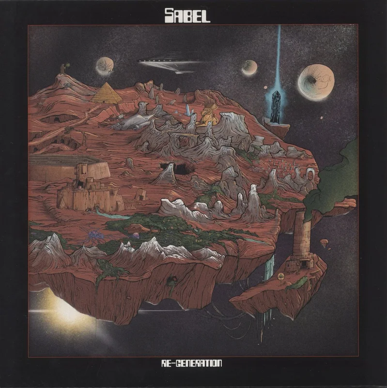 Sabel Re-Generation - Green Splatter Vinyl Swedish Vinyl LP