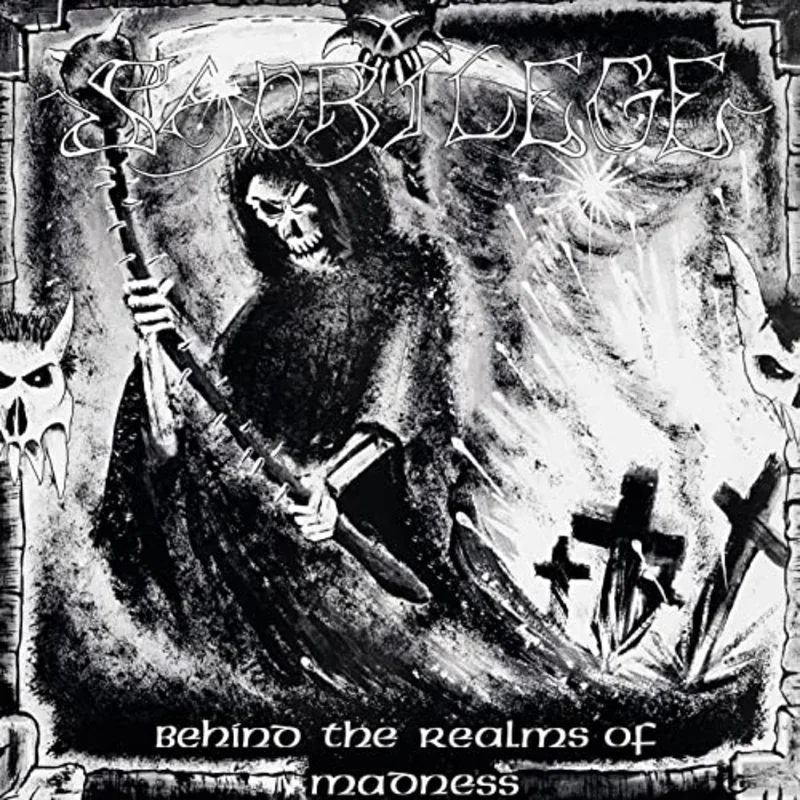 Sacrilege Behind The Realms Of Madness (White W/ Black Splatter Vinyl 2Lp)
