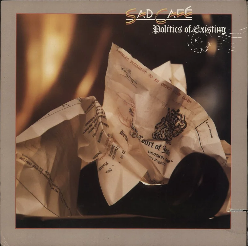 Sad Cafe Politics Of Existing US Vinyl LP