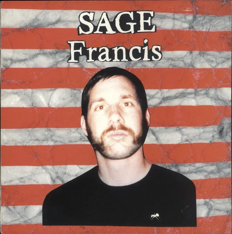 Sage Francis The Makeshift Patriot EP - Blue Vinyl UK 12" vinyl