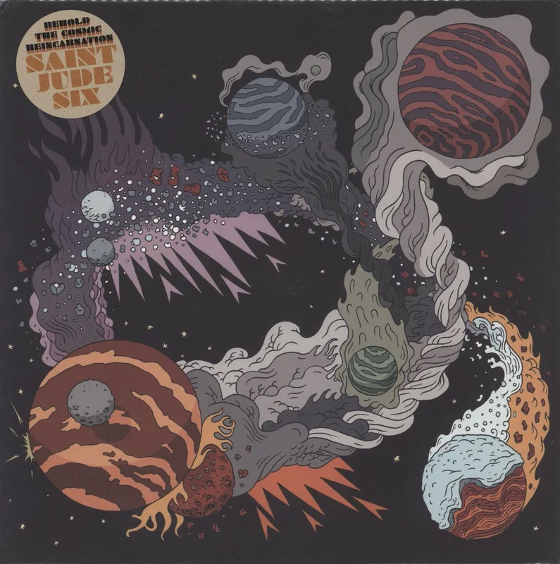 Saint Jude Six - Orange W/ Grey Blob Vinyl Australian Vinyl LP