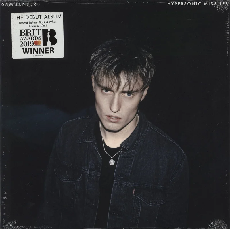 Sam Fender Hypersonic Missiles - B&W Cornetto Vinyl - Sealed + Autographed Beer Mat UK Vinyl LP