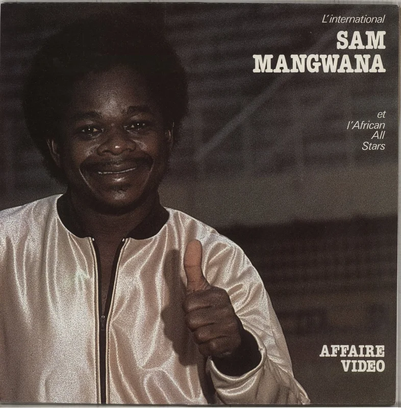 Sam Mangwana Affaire Video French Vinyl LP