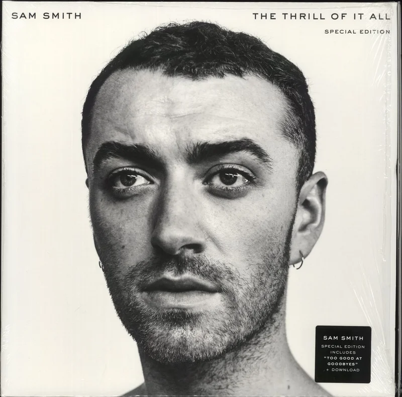 Sam Smith The Thrill Of It: Special Edition - White Vinyl - Opened Shrink with Sticker UK 2-LP vinyl set