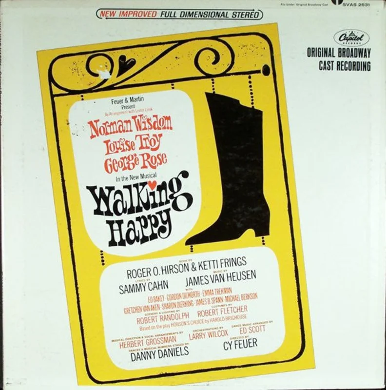 Sammy Cahn, Jimmy Van Heusen, Norman Wisdom, Louise Troy, George Rose - Walking Happy (Original Broadway Cast Recording)