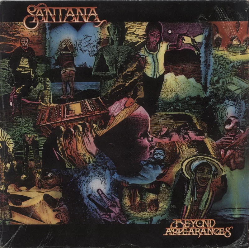 Santana Beyond Appearances - Open Shrink UK Promo Vinyl LP