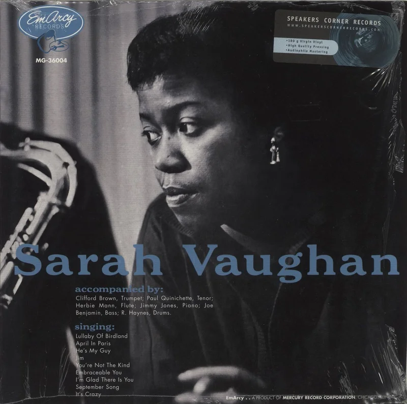 Sarah Vaughan Sarah Vaughan German Vinyl LP