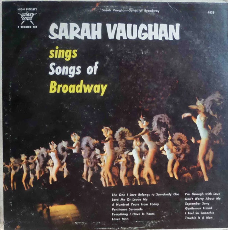 Sarah Vaughan - Sings Songs Of Broadway
