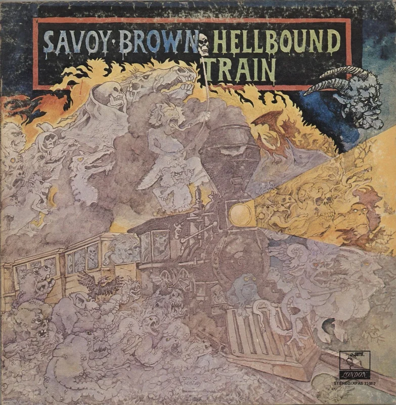 Savoy Brown Hellbound Train - VG US Vinyl LP
