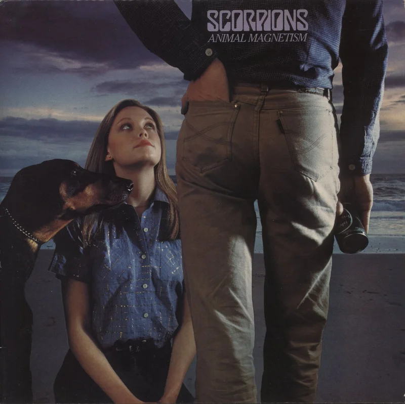 Scorpions Animal Magnetism - 1st + Merch Insert + Patch UK Vinyl LP