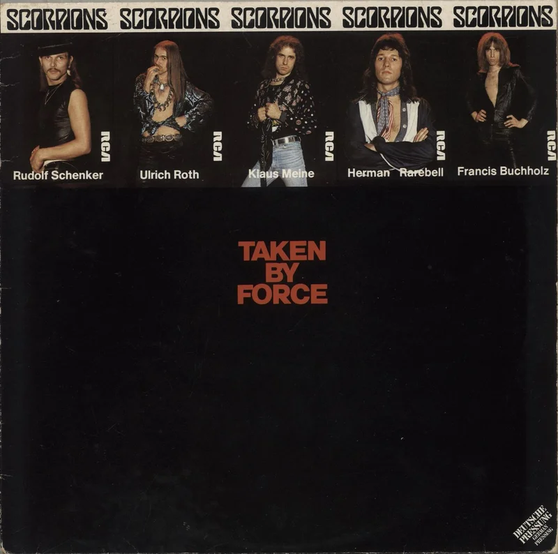 Scorpions Taken By Force - EX German Vinyl LP
